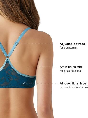 b.tempt'd Women's Shadow Scene Front Close Push Up Bra in Saudi Arabia