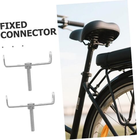 10Pcs Heavy Duty Bicycle Rear Rack U Connector Adapter for Secure Mounting Compatible with Various Bike Cargo Racks Durable Weather Resistant Design in Saudi Arabia