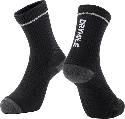 جوارب مضادة للماء من دريميل، مبطنة مسامية، الجري، المشي لمسافات طويلة، جوارب الشتاء مضادة للماء للرجال والنساء - الكاحل in Kuwait