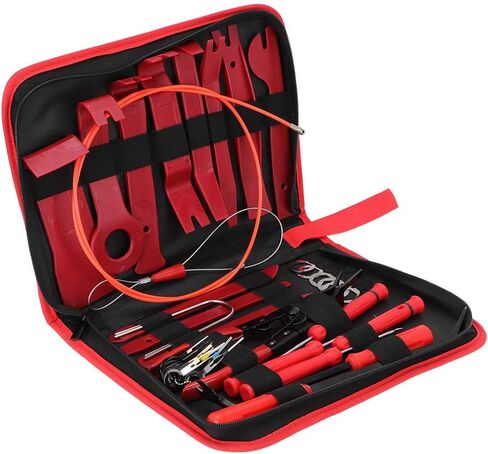 14 5 and 11 5 Inch Motorcycle Tire Changing Spoons Lever Iron Wheel Rim Protector Valve Tool Kit Made of Hardened Automotive Grade Steel with Polished Chrome Finish in Saudi Arabia