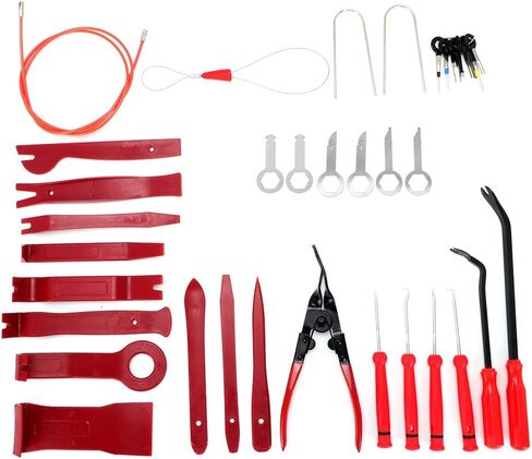 14 5 and 11 5 Inch Motorcycle Tire Changing Spoons Lever Iron Wheel Rim Protector Valve Tool Kit Made of Hardened Automotive Grade Steel with Polished Chrome Finish in Saudi Arabia