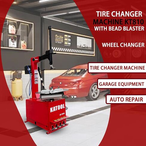 KATOOL 2.0HP Tire Changer Machine Combo Bead Blaster with Assist Arm Tire Machine Wheel Balancer Machine Tire Changer Wheel Changers Machine in Kuwait