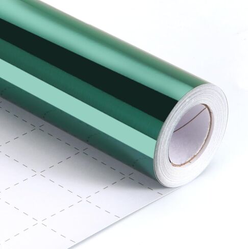 Silver Wrapping Paper, 17inch x 33ft Solid Color Metallic Lustre Paper, Silver Gift Wrapping Paper with Grid Cutting Lines Perfect for Birthday, Wedding, Valentine's Day, Christmas, Baby Shower in Saudi Arabia