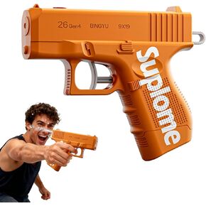 نسخة مطورة من مسدس المياه ثنائي الاتجاه، معركة إبداعية لرذاذ الماء العكسي، مزحة مخفية لا يمكن اكتشافها بسهولة، مناسبة لحفلات مسدسات المياه، والترفيه على الشاطئ (أحمر) in Kuwait