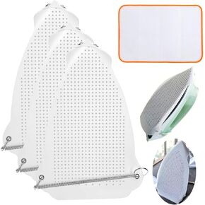 واقي غطاء قاعدة حديد عالمي - حذاء سيليكون مقاوم للحرارة للمكاوي الكهربائية، يمنع الحروق وعلامات الحرق على الأقمشة الرقيقة مثل الحرير والساتان (مجموعة واحدة من غطاء الحذاء الحديدي) in Kuwait