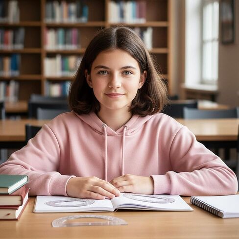 6 قطع منقلة للمدرسة، منقلة بلاستيكية شفافة مقاس 6 بوصات، منقلة دقيقة 180 درجة للهندسة، مكتب الرياضيات لمدرس المدرسة in Saudi Arabia