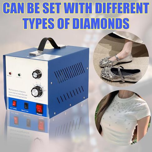 Portable Hotfix Rhinestone Applicator-300W Crystal Bling Machine,Pearl Beads and Rhinestone Press Fixing Tool,Easy to Operate for Clothing,Accessories,DIY Crafts and Fabric Decor in Saudi Arabia