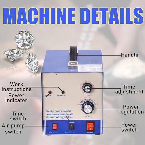 Portable Hotfix Rhinestone Applicator-300W Crystal Bling Machine,Pearl Beads and Rhinestone Press Fixing Tool,Easy to Operate for Clothing,Accessories,DIY Crafts and Fabric Decor in Saudi Arabia