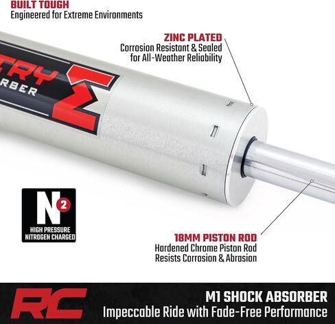 Rough Country 5.5-7" M1 Front Shocks for 2003-2013 Ram 2500/3500-770757_A in Saudi Arabia