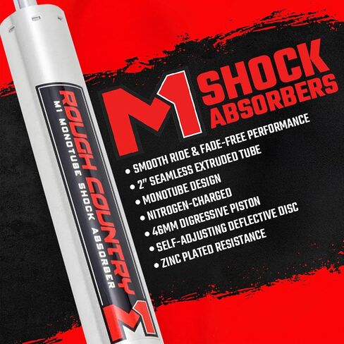 Rough Country 5.5-7" M1 Front Shocks for 2003-2013 Ram 2500/3500-770757_A in Saudi Arabia