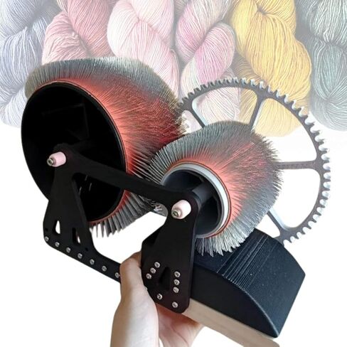 Wool Carder Spinning Wheel for Wool Drum Carder Fast Color Mixing for Wool Fiber Combing Cardings Blending Board in Saudi Arabia
