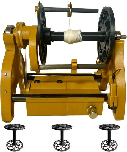 Electric Spinning Wheel, 12V Yarn Winding Machine, 800RPM Automatic Knitting with 4 Ounce Capacity, Forward and Reverse Function in Saudi Arabia