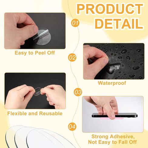 uxcell 100pcs 1.37" Double Sided Tape Sticky Dot Stickers Removable Poster Tacky Putty in Saudi Arabia