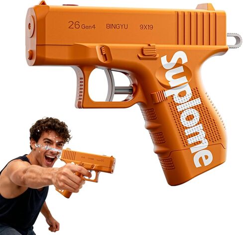 نسخة مطورة من مسدس المياه ثنائي الاتجاه، معركة إبداعية لرذاذ الماء العكسي، مزحة مخفية لا يمكن اكتشافها بسهولة، مناسبة لحفلات مسدسات المياه، والترفيه على الشاطئ (أحمر) in Kuwait