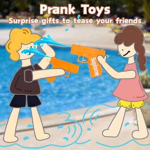 نسخة مطورة من مسدس المياه ثنائي الاتجاه، معركة إبداعية لرذاذ الماء العكسي، مزحة مخفية لا يمكن اكتشافها بسهولة، مناسبة لحفلات مسدسات المياه، والترفيه على الشاطئ (أحمر) in Kuwait
