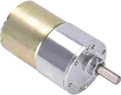 XC37GB30-C DC Gear Motor, 24V 100RPM Low Speed, Micro Motor with Speed Regulation, Forward and Reverse Rotation, High Torque Gearbox (10RPM 24V Center with Bracket) in Saudi Arabia
