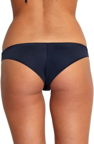 RVCA Solid Cheeky Bikini Bottom - Black - S in Saudi Arabia