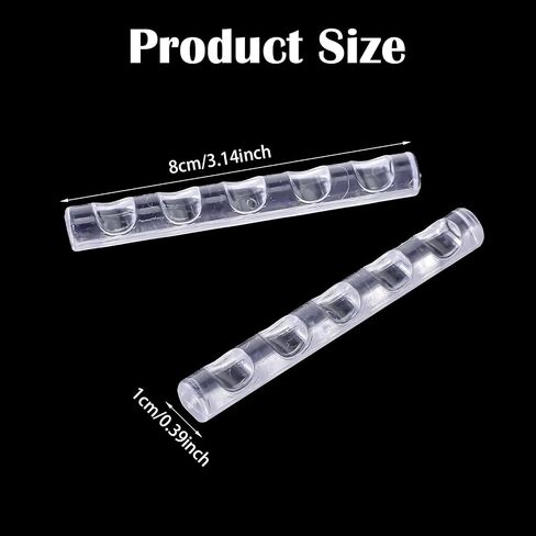 4 Pack Crystal Bar Pen Holder, Transparent Acrylic Brush Stand Organizer for Nail Art Painting Pens, Makeup Brushes, Manicure Tools in Saudi Arabia