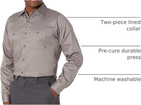 Red Kap Men's Wrinkle Resistant Cotton Work Shirt in Saudi Arabia