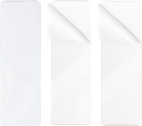 ONLYKXY 20pcs Clear Plastic Book Page Marks Sleeves Blank Frames 8 Mil Hot Thermal Laminating Film Cover Holder Bag Pouche Pocket for Read Lover Wedding Photo Strip Holiday DIY Craft Gift (1.5x5.9in) in Saudi Arabia