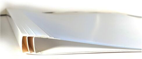 1 1/4" (30mm) Thermobind White Gloss Finish Binding Covers - 40 Covers in Saudi Arabia