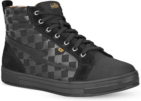 cortech Men's Slayer Canvas Check Motorcycle Riding Shoes in Saudi Arabia