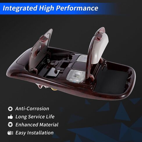 Carbon Fiber Overhead Console Light Assembly for Dodge for Ram 1500 98-01 Interior Roof Ceiling Dome Reading Map Lamp No.SN96TL2AA in Saudi Arabia