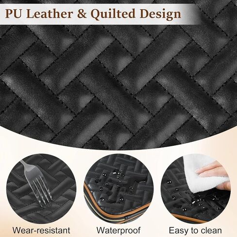 MHJY Bible Bag Leather Bible Cover Case for Women Zipper Quilted Bible Cover with Bible Tabs and Shoulder Strap Crossbody Purses for Book Cover in Saudi Arabia