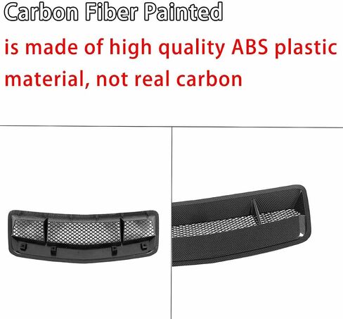 Shelby Style Engine Hood Air Vent For Ford Mustang S650/GT/Darkhorse 2024-2026 Hood Scoops Vent ABS Replacement Part (Glossy Black) in Saudi Arabia