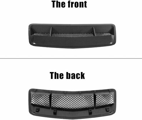 Shelby Style Engine Hood Air Vent For Ford Mustang S650/GT/Darkhorse 2024-2026 Hood Scoops Vent ABS Replacement Part (Glossy Black) in Saudi Arabia