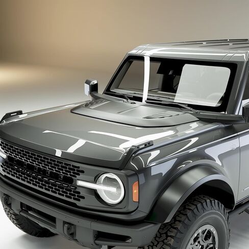 شبكة غطاء محرك السيارة HECASA متوافقة مع 2021-2024 Ford Bronco لاستبدال VM2DZ-16C630-B FO34E01 بلاستيك ABS أسود in Saudi Arabia