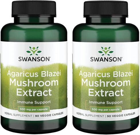 مستخلص فطر Agaricus Blazei، 500 ملغ، 90 كبسولة in Saudi Arabia
