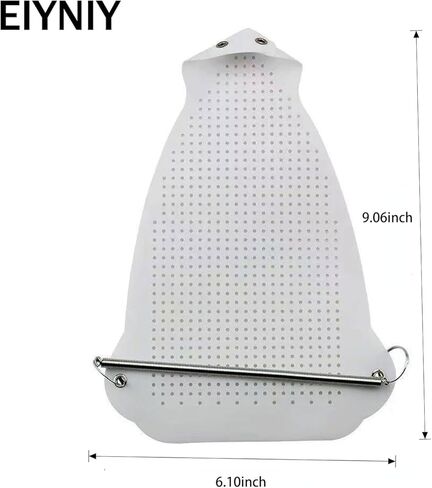 واقي غطاء قاعدة حديد عالمي - حذاء سيليكون مقاوم للحرارة للمكاوي الكهربائية، يمنع الحروق وعلامات الحرق على الأقمشة الرقيقة مثل الحرير والساتان (مجموعة واحدة من غطاء الحذاء الحديدي) in Kuwait