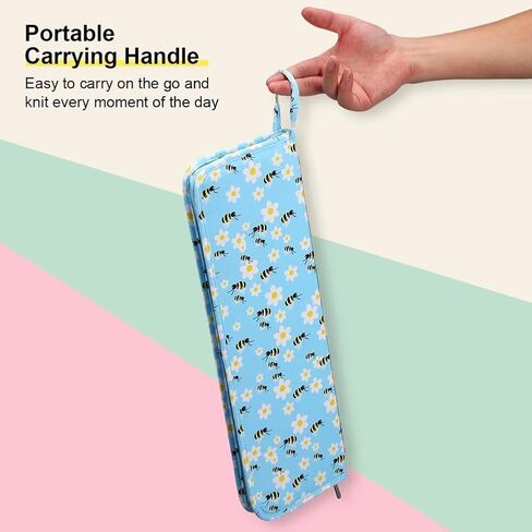 Knitting Needle Case, Knitting Needle Storage Bag Knitting Needles Holder Case, Soft Knitting Pins Case 40 Cm, Knitting Pin Storage Case in Saudi Arabia
