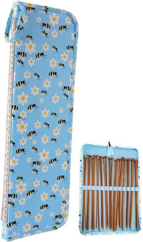 Knitting Needle Case, Knitting Needle Storage Bag Knitting Needles Holder Case, Soft Knitting Pins Case 40 Cm, Knitting Pin Storage Case in Saudi Arabia