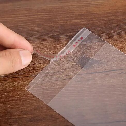 100 Pieces 4-5/8'' X 5-3/4'' Resealable Cello Cellophane Bags - Fits A2 Card w/Envelope Photos Jewelry Candy Treats Cookie Clear Plastic Sleeves in Saudi Arabia