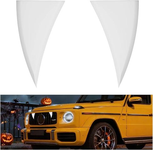 2026 New Car Fangs Car Decor,2PCS Cars Vampire Teeth Cars Halloween Christmas Decorations for Front Grille,Universal DIY Auto Teeth Automotive Exterior Accessories in Saudi Arabia