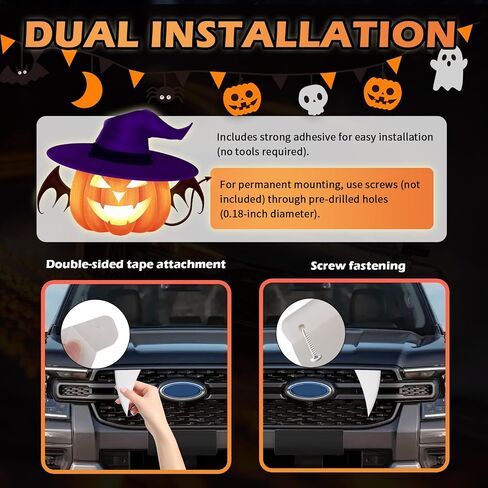 2026 New Car Fangs Car Decor,2PCS Cars Vampire Teeth Cars Halloween Christmas Decorations for Front Grille,Universal DIY Auto Teeth Automotive Exterior Accessories in Saudi Arabia