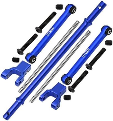GPM Stainless Steel Rear Sway Bar & Aluminum Sway Bar Arm & Stainless Steel Linkage-12Pc Set for AXIAL 1/10 Rbx10 Ryft Rock Bouncer-Axi03005 (Grey) in Saudi Arabia