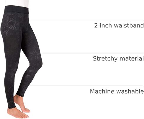 MUK LUKS Women's Embossed Legging in Saudi Arabia