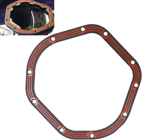 Pack-1 Differential Gasket, Compatible with Jeep Ford GMC Axle Dana 60 50 70 (Red) in Saudi Arabia
