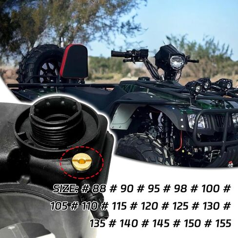 16 قطعة مجموعة المكربن ​​النفاثة استبدال VM22 VM24 VM26 لـ 212cc 125cc 150cc 200cc دراجة صغيرة الترابية دراجة ATV UTV 212cc Carburetors VM22 الطائرات الرئيسية 88 90 95 98 100 105 110 115 120 125 130 135 in Kuwait