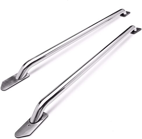 Bed Rails for 2014-2024 Chevy Silverado/GMC Sierra 1500 5'5" (65 inch) Short Bed Truck - Stainless Steel in Saudi Arabia