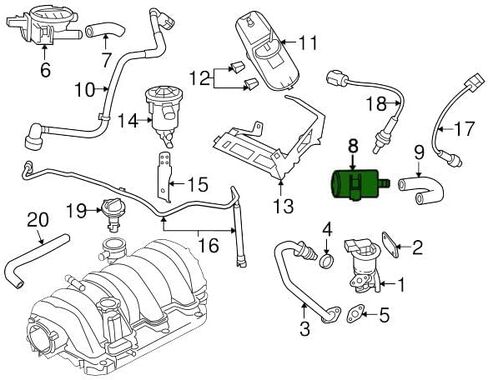Mopar 04891564AC FILTER LEAK DETECTION PUMP in Saudi Arabia