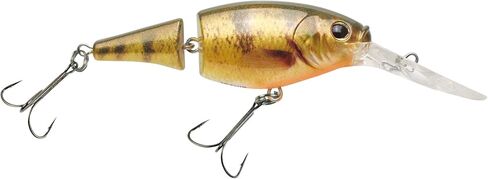 Berkley Flicker Shad Jointed Fishing Lure, Black Silver, 1/3 oz, 2 3/4in | 7cm Crankbaits, Size, Profile and Dive Depth Imitates Real Shad, Equipped with Fusion19 Hook in Kuwait