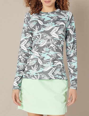 Columbia Womens PFG Super Tidal Tee Long Sleeve Fishing Shirt, Shark Shoreside, Medium in Saudi Arabia