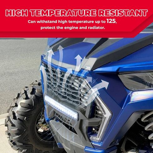 KEMIMOTO UTV Front Grill Light Compatible with 2019-2023 Polaris RZR XP 1000, Waterproof Black Lower Mesh with LED Light Bar Accessories Compatible with Polaris RZR XP/XP4 1000 Turbo 2019-2023 in Saudi Arabia