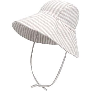 Personalized Baby Boy Beach Hat Baby Girl Sun Hat UPF 50+ Toddler Caps for Boys Girls Infant Wide Brim Hats Baby Bucket Hat