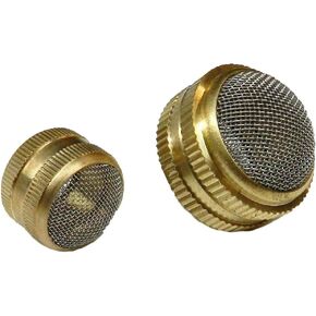 JTS Ultrasonic Cleaner Baskets for Small Parts | Set of 2 Ultrasonic Parts Cleaner Basket with Screw Lock | Brass Body Stainless Steel Mesh Jewelry Steam Cleaner for Jewelry and Watch Parts