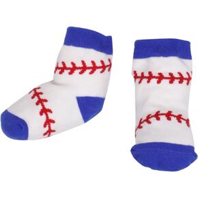 Mud Pie Newborn Baby-Boys Football Socks
